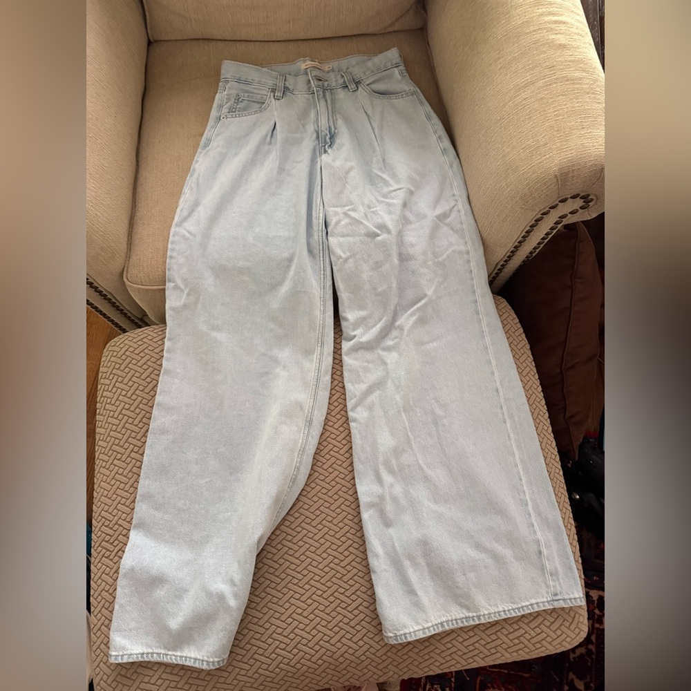 Levi's wide leg Light Blue Denim Jeans